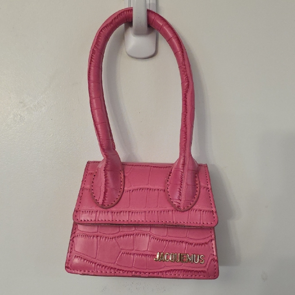 Pink Textured Mini Bag